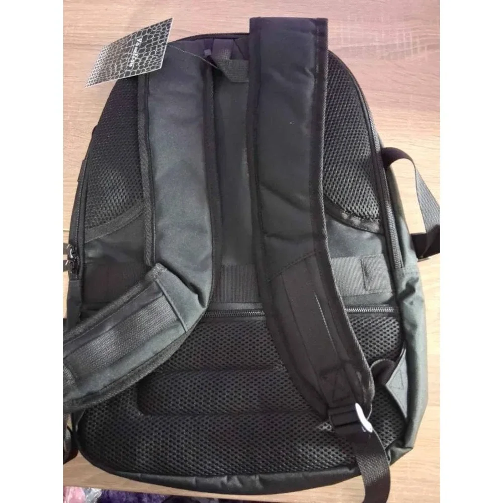 Yamtion Laptop Backpack Black 1680D Nylon School Travel Bag with USB Port NWT